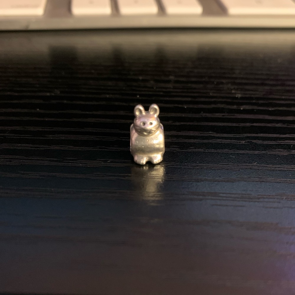 Pandora sterling cat charm